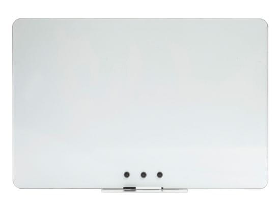 2x3 Bílá bezrámová magnetická tabule Qboard 150 x 97 cm