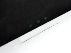 2x3 Černá bezrámová magnetická tabule na křídy - Qboard 150 x 97 cm