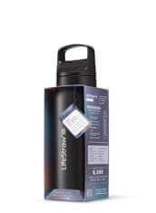 LifeStraw LGV42SBKWW Go 2.0 Stainless Steel Water Filtr Bottle 24oz Black
