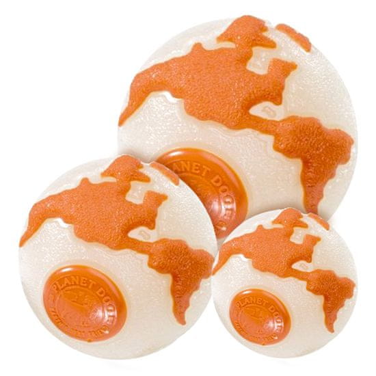 Planet Dog Orbee-Tuff Ball Zeměkoule oranžová S 5,5cm