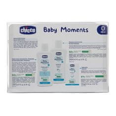 Chicco kosmetická kapsička na zip - Set Baby Moments modrá