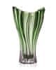Aurum Zelená váza Plantica je vyrobena z kvalitního bezolovnatého křišťálu.