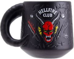 CurePink Keramický 3D hrnek Stranger Things: Hellfire Club Demon (objem 400 ml)