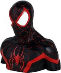 CurePink Pokladnička Marvel|Spiderman: Miles Morales (výška 17 cm)
