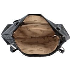 Coveri WORLD Stylová dámská koženková kabelka přes rameno Olfi, černá