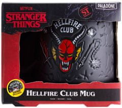 CurePink Keramický 3D hrnek Stranger Things: Hellfire Club Demon (objem 400 ml)