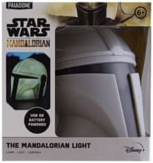 CurePink Dekorativní lampa Star Wars|Hvězdné války: The Mandalorian Din Djarin (výška 14 cm)