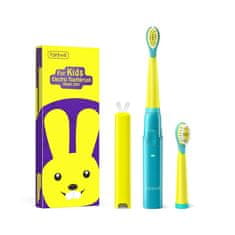 FairyWill FW-2001 dětský elektrický zubní kartáček, modrá/žlutá