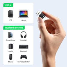 Ugreen CM390 5.0 USB Bluetooth adaptér, černý