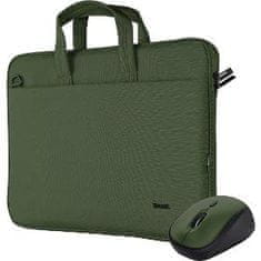 Trust Notebook Bag 16 wireless mouse grn