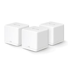 TP-Link WiFi router Mercusys Halo H60X(3-pack) WiFi 6, AX1500, 3x GLAN2,4/5 GHz