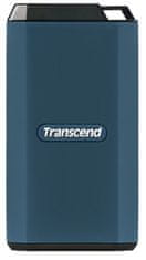 Transcend ESD410C 4TB, USB 20Gbps Type C, Externí odolný SSD disk (3D NAND flash), 2000MB/R, 2000MB/W, modrý