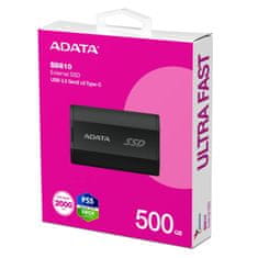 SD810/500GB/SSD/Externí/Černá/5R