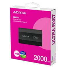 Adata SD810/2TB/SSD/Externí/Černá/5R