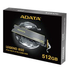 Adata LEGEND 850/512GB/SSD/M.2 NVMe/Zlatá/5R