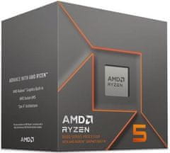 AMD Ryzen 5 6C/12T 8500G (3.5/5.0GHz,22MB,65W,AM5 Radeon 740M Graphics) Box, chladič Wraith Stealth