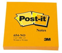 Post-It Bločky Super Sticky - 76x76 mm, dýňově oranžové