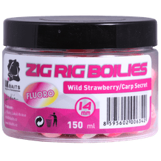 LK Baits Zig Rig Boilie Wild Strawberry/Carp Secret 14mm, 150 ml