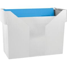 Donau Box na závěsné desky - plastový, šedý, obsahuje 5 ks desek
