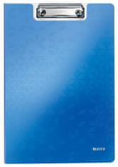 Leitz Uzavíratelná psací podložka s klipem WOW - A4, modrá