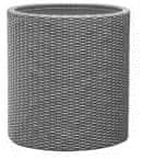 KETER KETER Květináč Cylinder Planter M - Silver grey