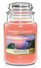 Yankee Candle svíčka vonná sklo CLIFFSIDE SUNRISE 623g (hoří 150hod)