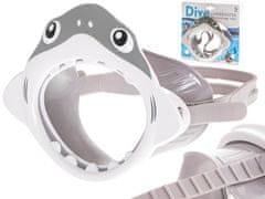 WOWO Dětská Potápěčská Maska s Designem Žraločích Očí a Nosu