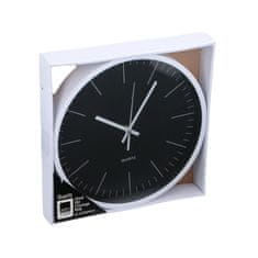 EDCO Nástěnné hodiny, černé, 30 cm