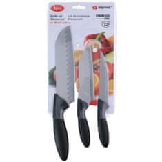 Alpina Sada nožů Santoku, 3 ks