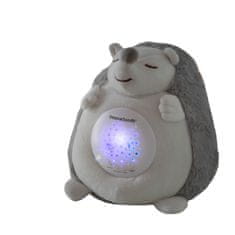 InnovaGoods Plyšový ježek Spikey s bílým šumem a projektorem na spaní