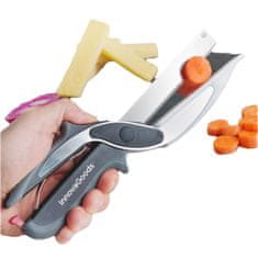 InnovaGoods Kuchyňské nůžky s nožem a prkénkem Scible