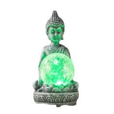 Haushalt Haushalt international Solární dekorace Buddha se světelnou koulí
