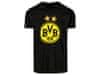 Tričko Borussia Dortmund, černé, bavlna | S