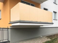 My Best Home Balkonová zástěna OSLO béžová, výška 90 cm, šířka různé rozměry MyBestHome Rozměr: 90x700 cm rozteč 50 cm