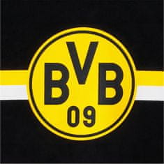 FotbalFans Mikina Borussia Dortmund, černá, kapuce | S