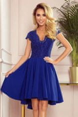 Numoco dámské šaty Patricia 300-3 modrá M