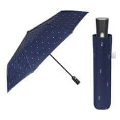 Perletti Time, Pánský plnoautomatický deštník skládací Geometrico / modrý, 26401