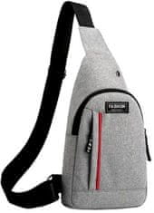 Camerazar Pánský Urban batoh přes rameno, syntetická tkanina Oxford, vodoodpudivý, 70-130x17x31 cm