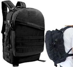Vojenský turistický batoh XL SURVIVAL, Polyester 600d, 45 litrů, voděodolný