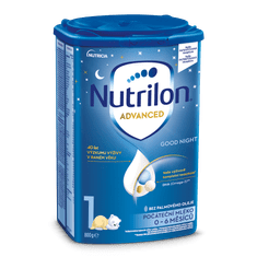 Nutrilon 1 Advanced Good Night počáteční kojenecké mléko od narození 800 g