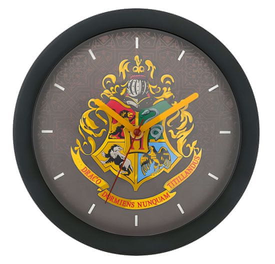 EXCELLENT Nástěnné hodiny Harry Potter - Bradavice erb