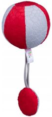 BalibaZoo Závěsná hračka na kočárek, Balónek, červená/šedá