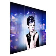 ZUTY Obrazy na stěnu - Audrey Hepburn - Jakub Banaś, 210x195 cm