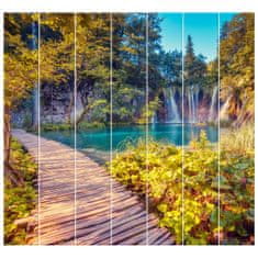 ZUTY Obrazy na stěnu - Plitvické jezero na podzim, 210x195 cm