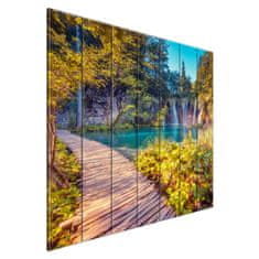 ZUTY Obrazy na stěnu - Plitvické jezero na podzim, 210x195 cm
