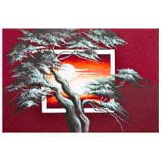 ZUTY Obrazy na stěnu - Karmínový západ slunce, 30x20 cm