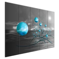 ZUTY Obrazy na stěnu - Modré koule v noci, 225x160 cm