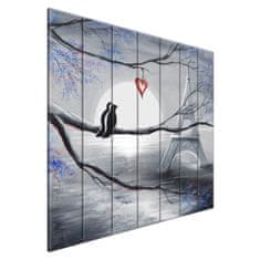 ZUTY Obrazy na stěnu - Romantický východ slunce v Paříži, 210x195 cm