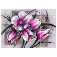 ZUTY Obrazy na stěnu - Tulipánové aranžmá, 70x50 cm