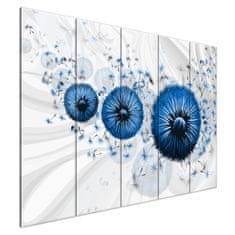 ZUTY Obrazy na stěnu - Modré pampelišky 5, 225x160 cm